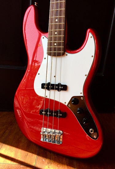 FujiGen Jazz Bass beautiful crafted in Japan candy apple red $799.95