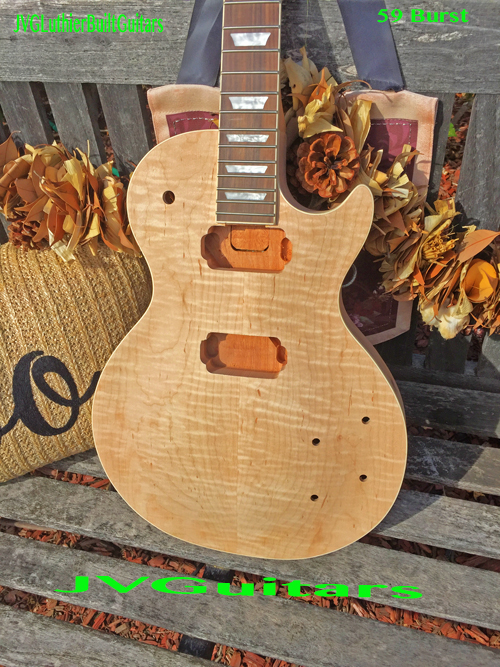 JVG-LuthierBuilt Guitars Project 59 Burst 10 UNDER CONSTRUCTION 