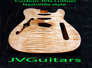JVG-LuthierBuilt  Custom shop Hand built in USA NashVille T  